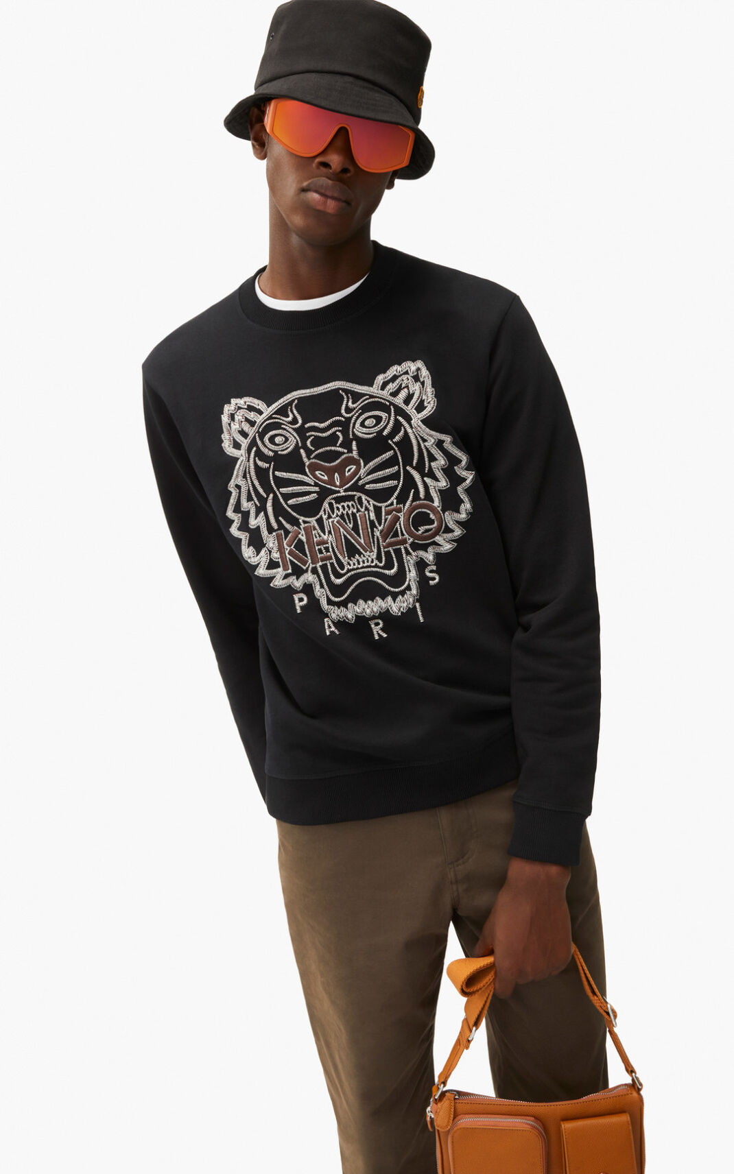 Sweat Kenzo Homme Tiger Noir ACFNT-8216